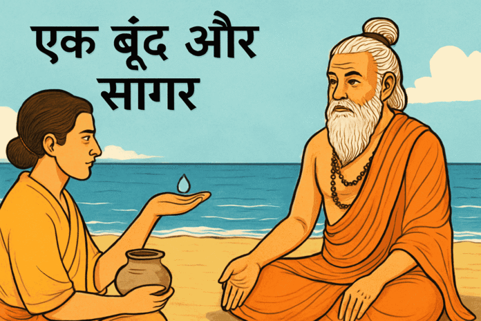 एक बूंद और सागर – एक गहरी आध्यात्मिक कहानी
